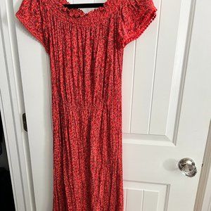 Flowy and Flowery Maxi Dress